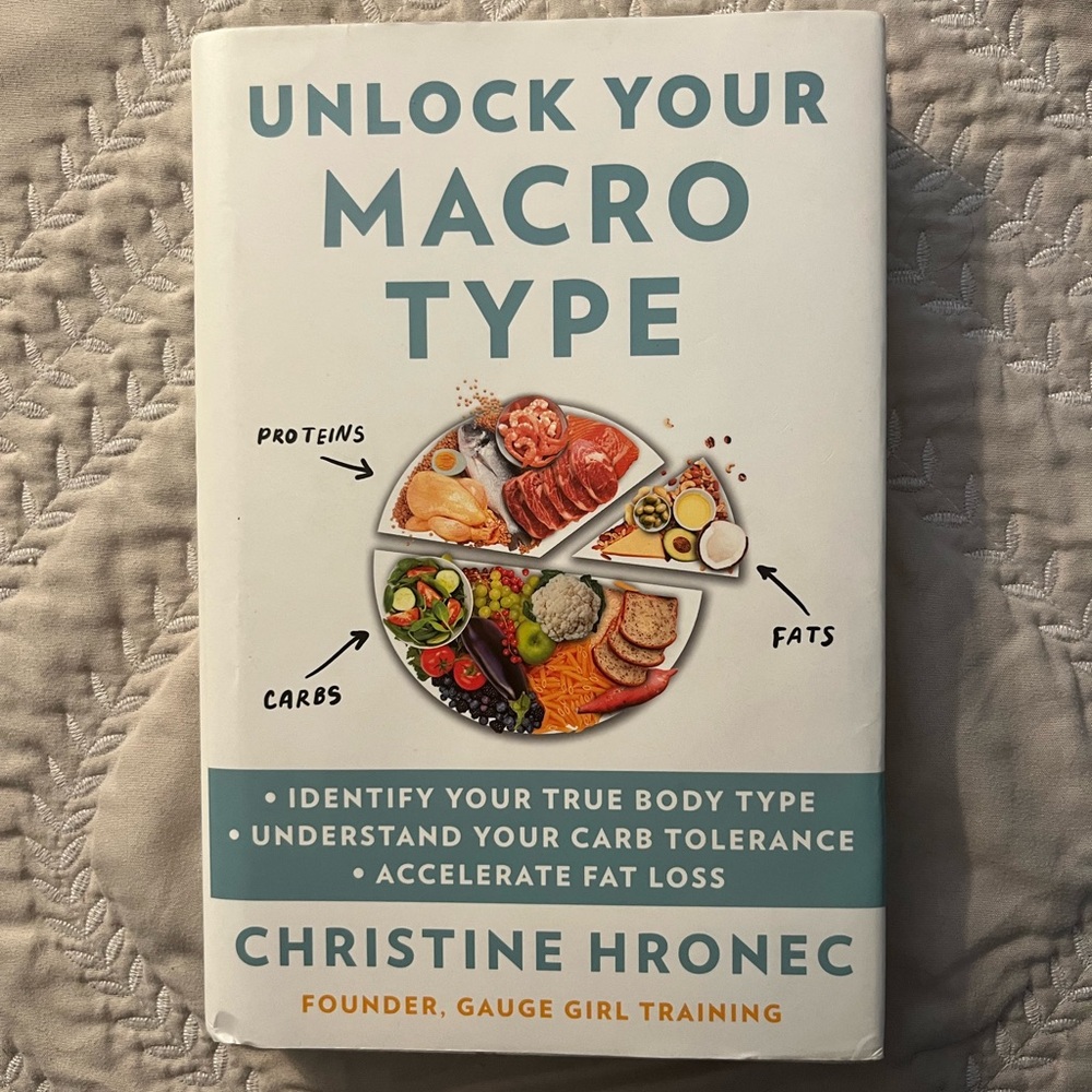 Fat loss book- Unlock your Macro Type by Christine Hronec founder Gauge Girl